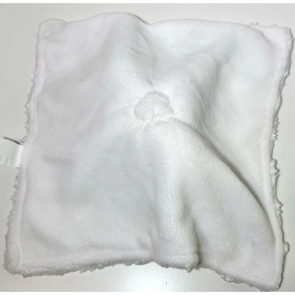 Baby by Bon Bebe Lovey Bear White Curly Security Blanket Toy Soother - Picture 4 of 5